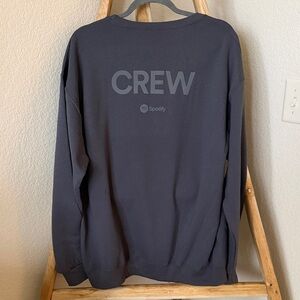 Men’s Spotify Crew 2023 Wrapped Gray Sweatshirt